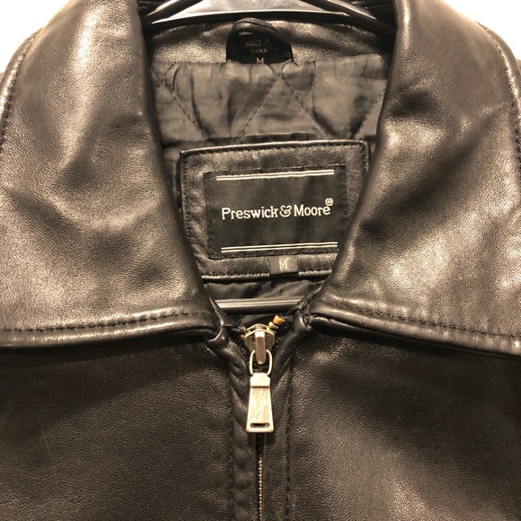 Preswick & Moore Leather Jacket - Picture 7 of 8